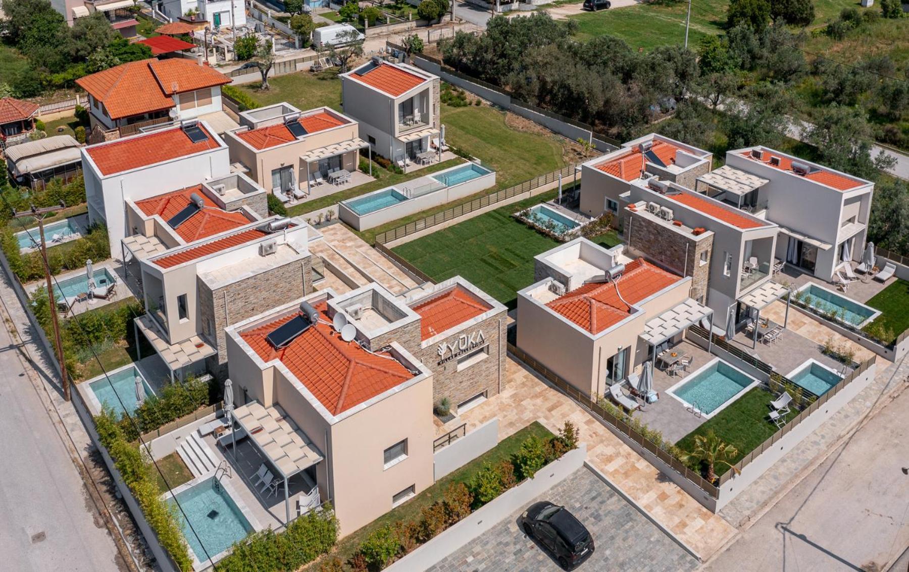 Yuka Villas Collection Nea Iraklitsa Bagian luar foto