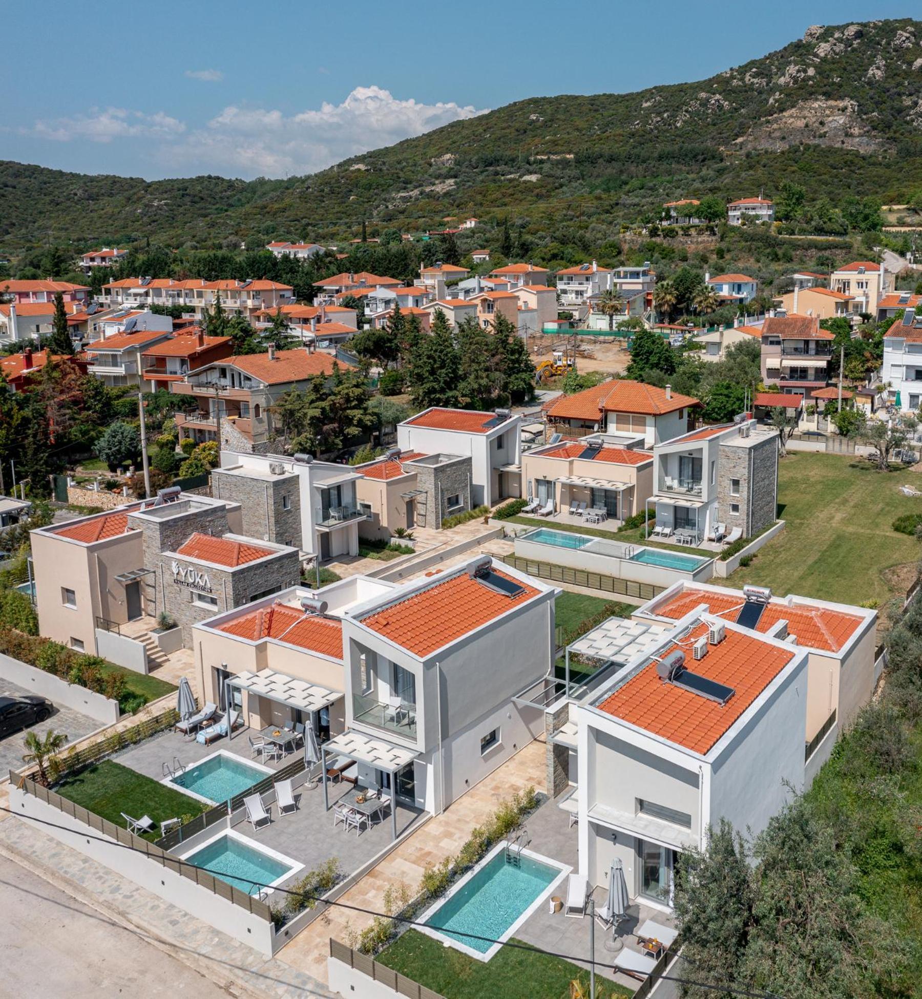 Yuka Villas Collection Nea Iraklitsa Bagian luar foto